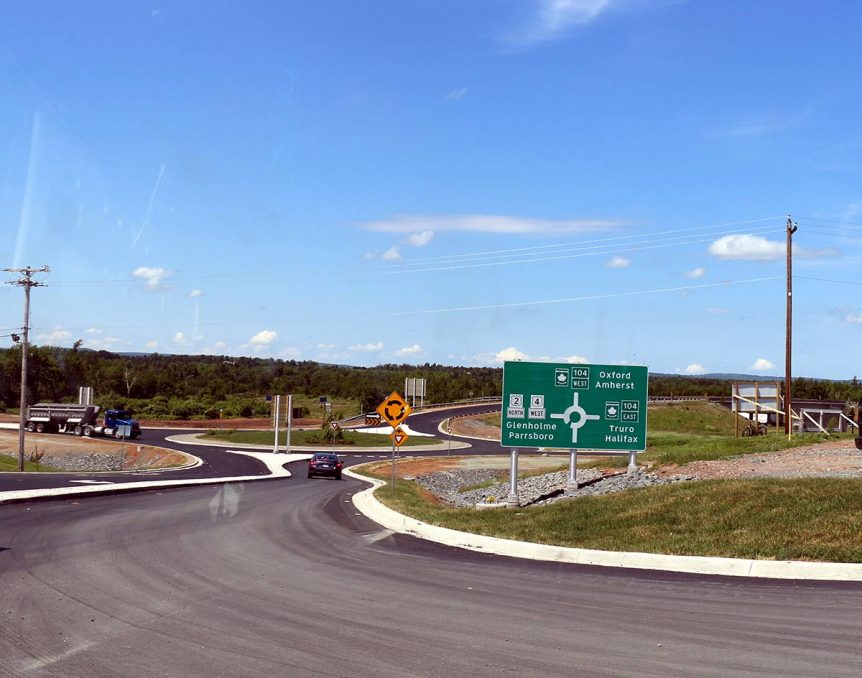 Highway Construction at Exit 12 Masstown Completed ...